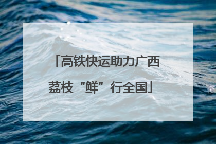 高铁快运助力广西荔枝“鲜”行全国