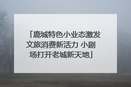 鹿城特色小业态激发文旅消费新活力 小剧场打开老城新天地