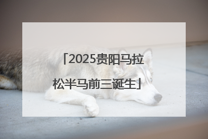 2025贵阳马拉松半马前三诞生