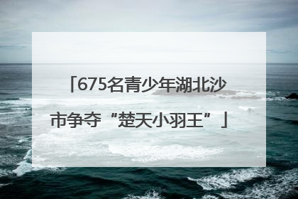 675名青少年湖北沙市争夺“楚天小羽王”