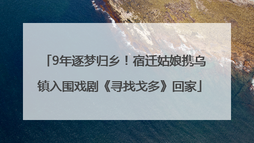 9年逐梦归乡！宿迁姑娘携乌镇入围戏剧《寻找戈多》回家